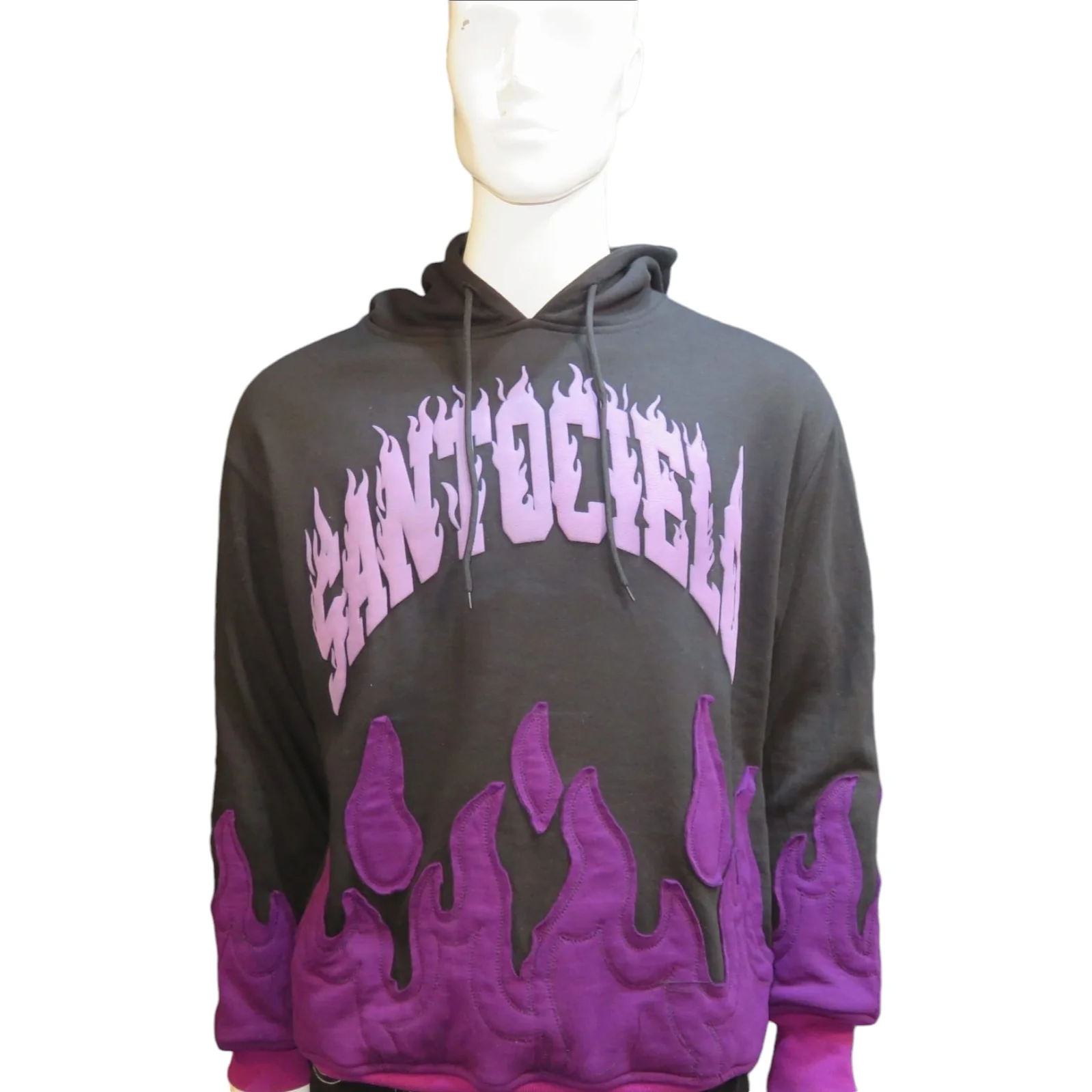 Sudadera de flama morada