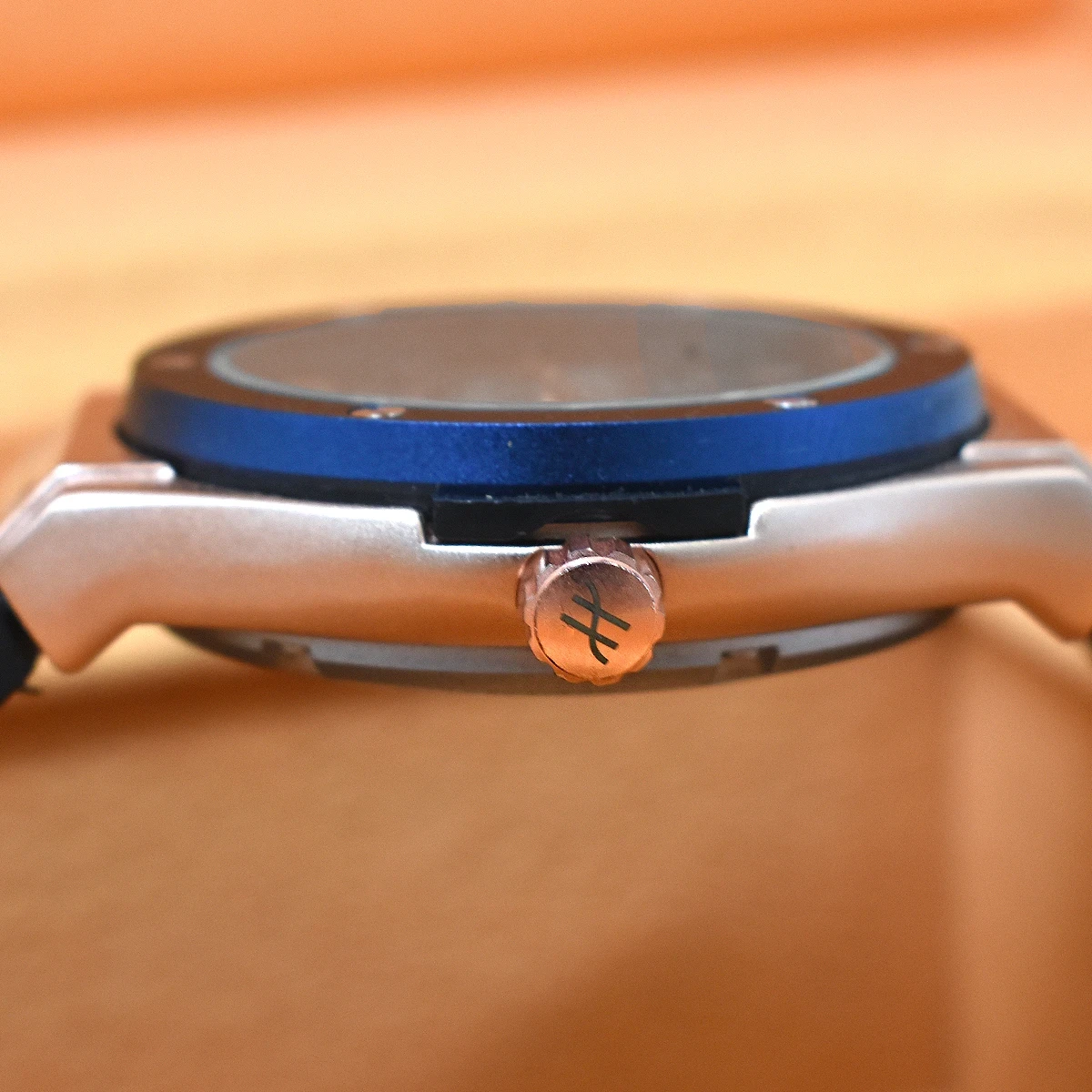 &nbsp; Hublot Classic Fusion oro y azul  3