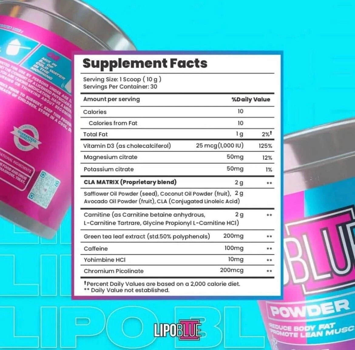 LIPO BLUE EN POLVO 30 SERVS 2