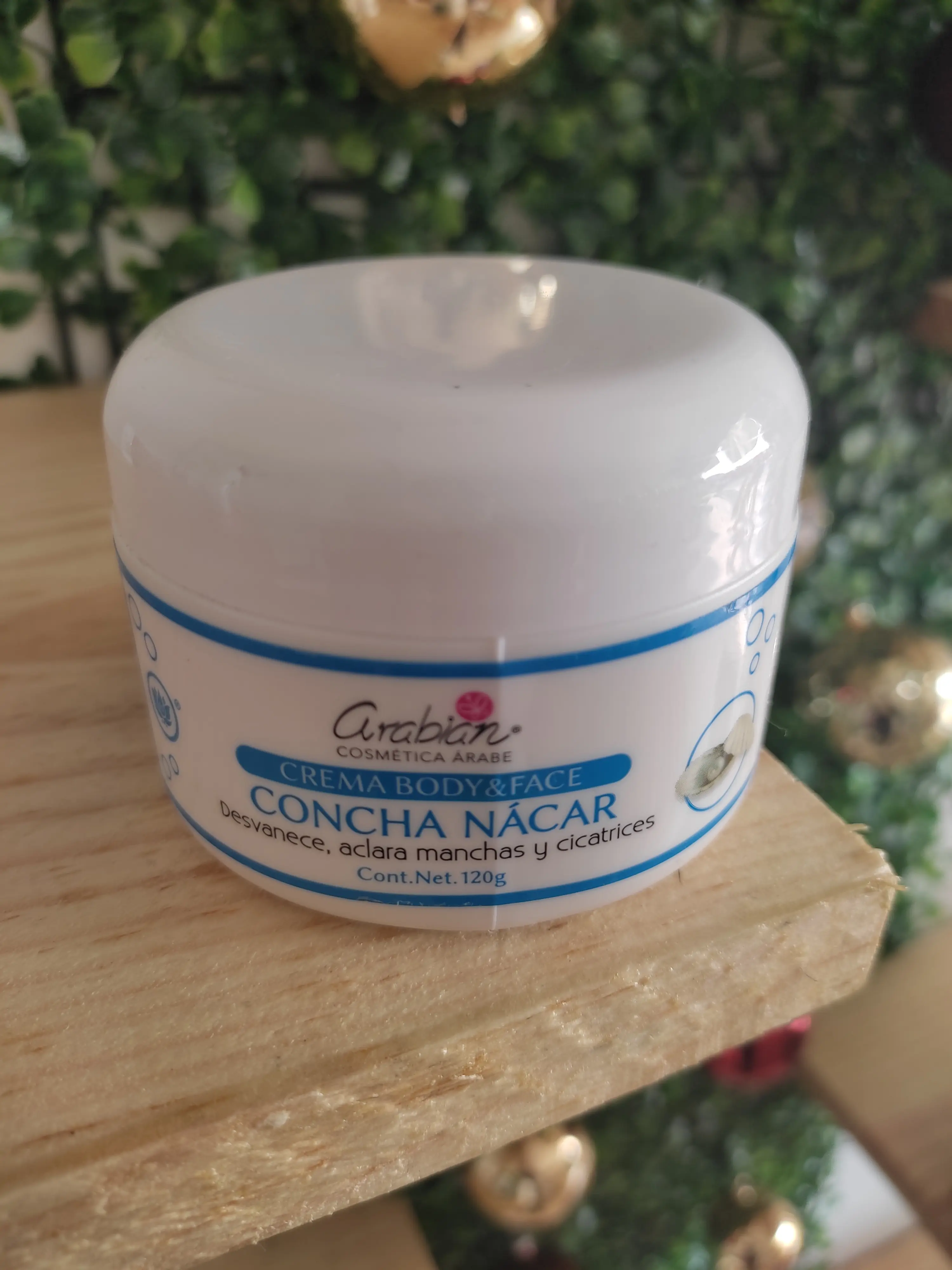Crema de concha nacar 