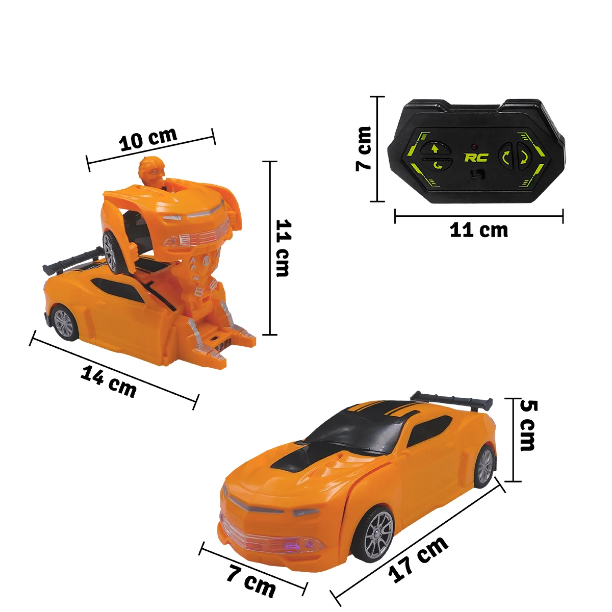 Carro Robot Transformer Deportivo 3