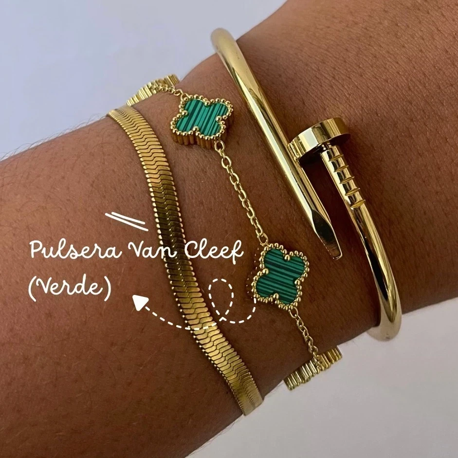 PULSERA VAN CLEEF VERDE