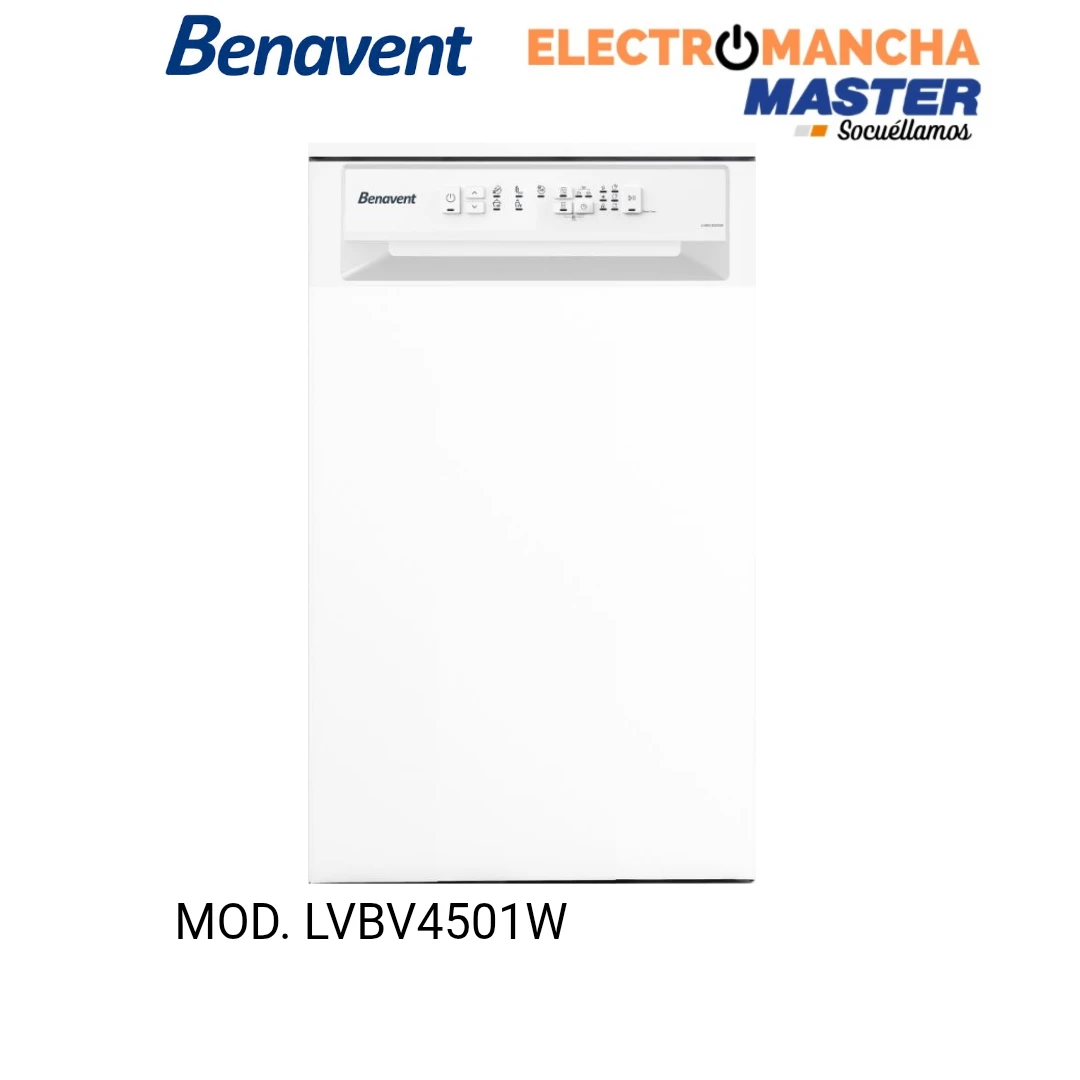 LAVAVAJILLAS BENAVENT LVBV4501W 45 CM. BLANCO CLASE E 
