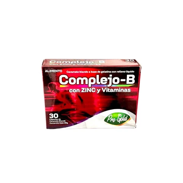 COMPLEJO B CON ZINC X 30 PROGOLD