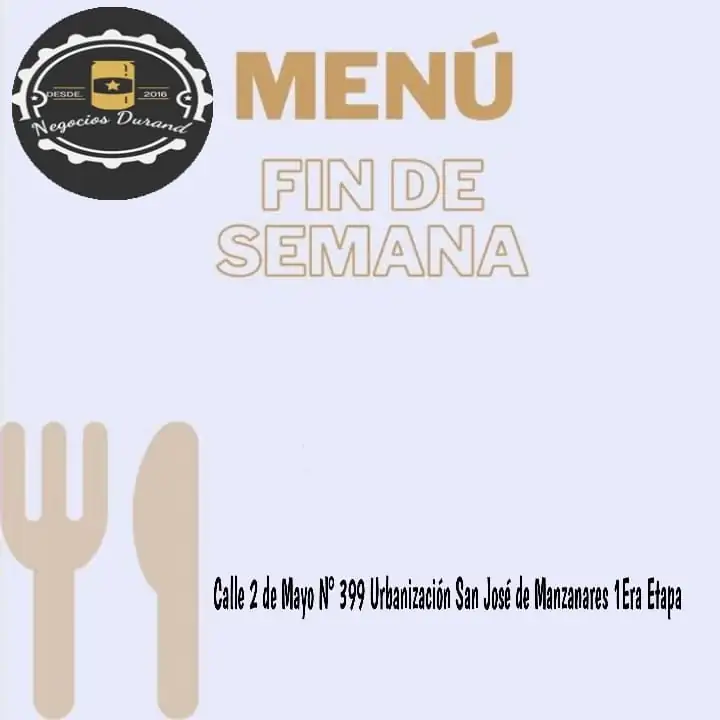 Menú