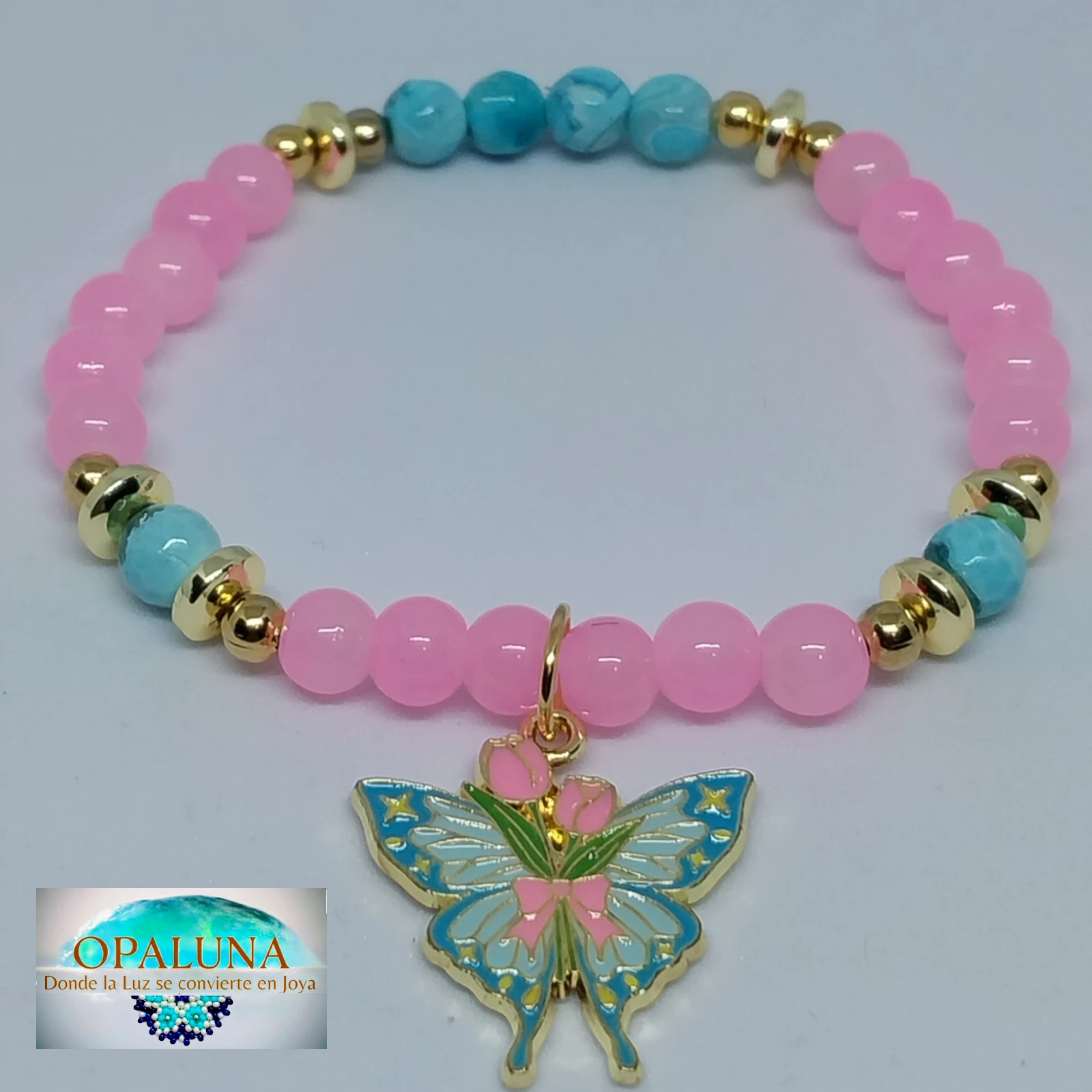 Pulsera Cuarzo Rosa