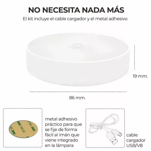 Lámpara con sensor de movimiento ( 4 lámparas) 3