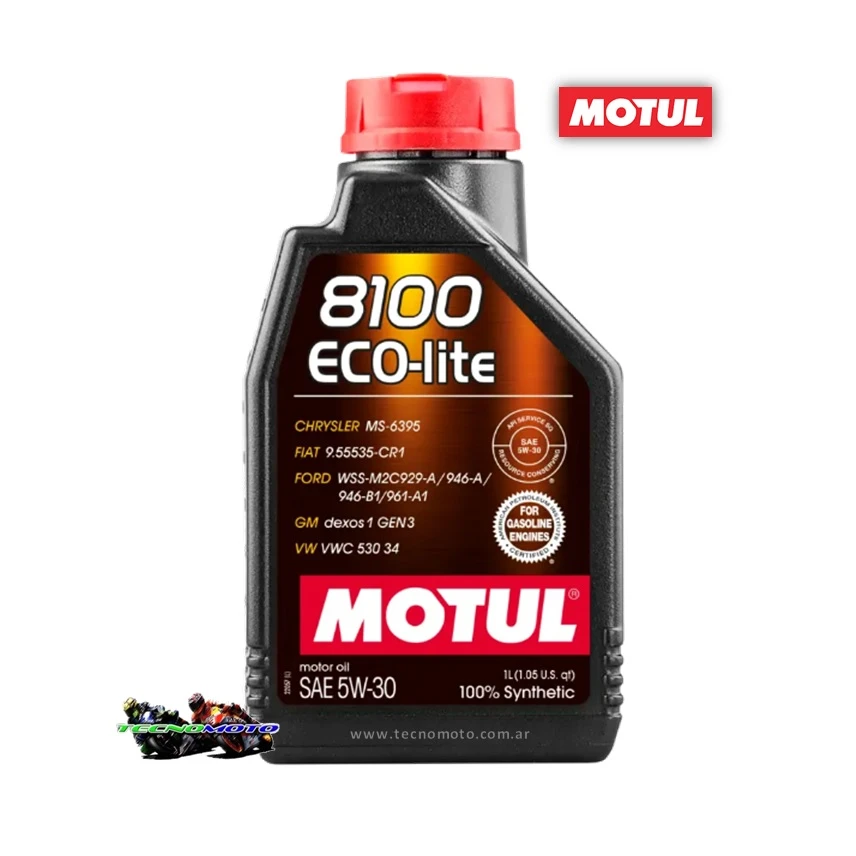 ACEITE MOTUL AUTO 8100 ECO-LITE 5W30 1LT. -16756