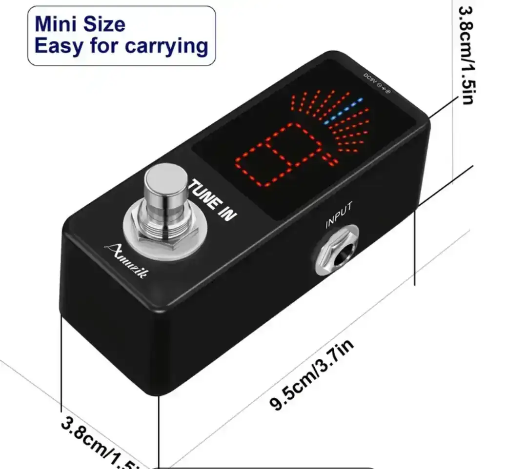 Pedal Afinador Guitarra Bajo  3