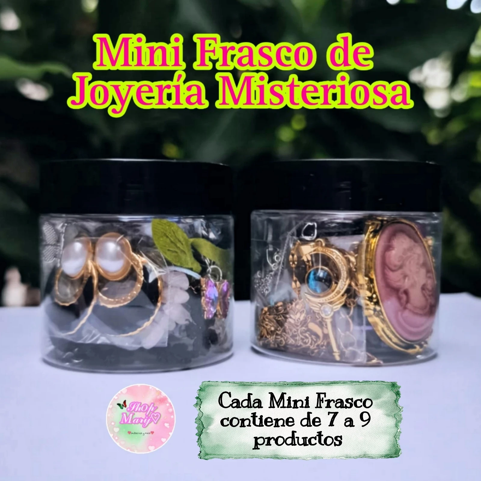 Mini Frasco de Joyería Misteriosa 