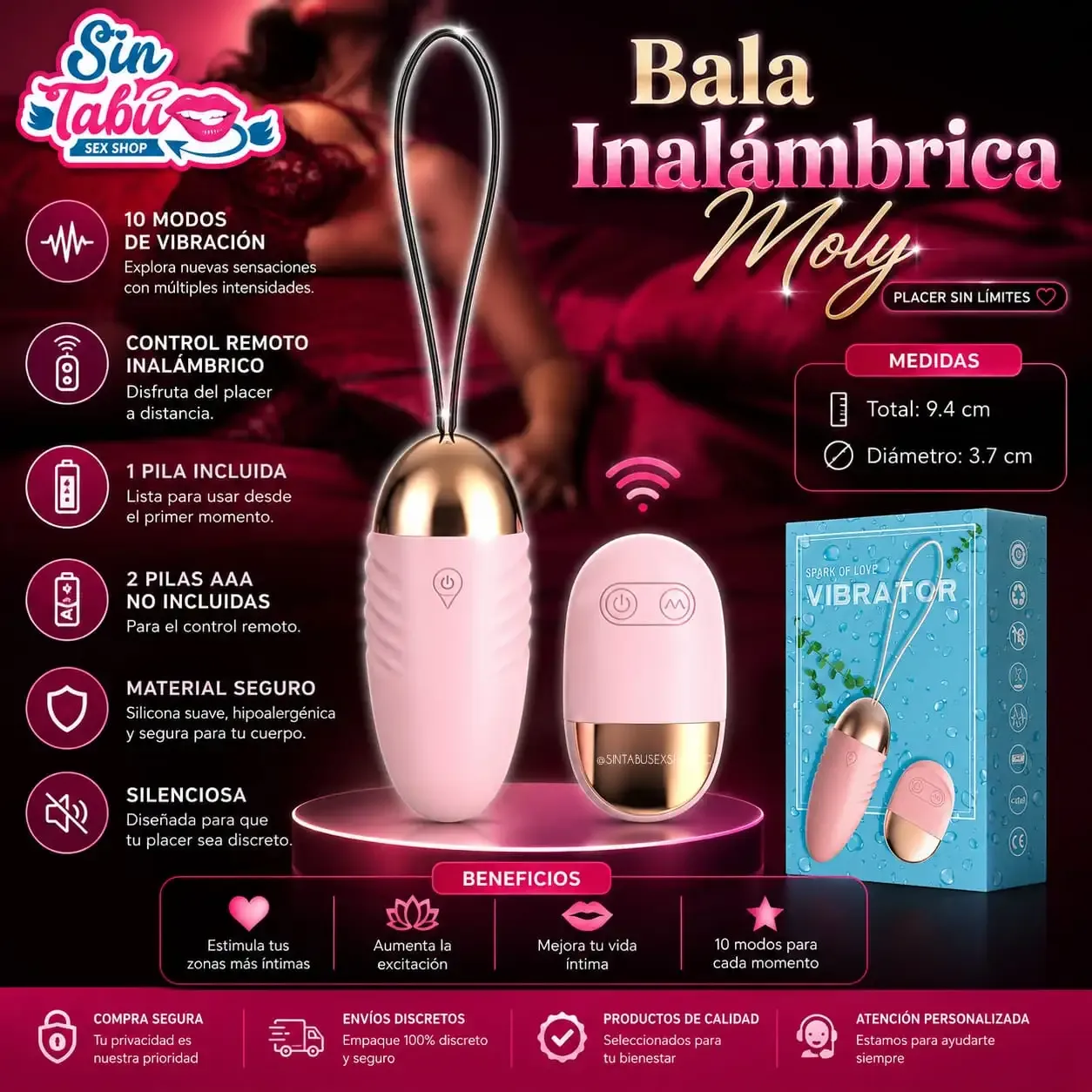 BALA INALÁMBRICA MOLY