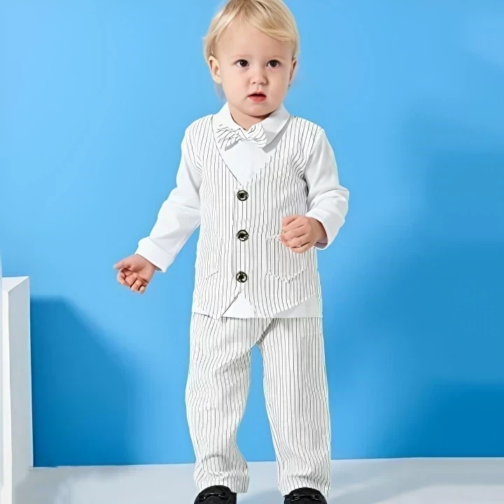 TRAJE ELEGANTE LARGO BL
