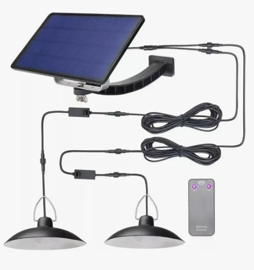 Lamparas Led Solar Colgante C/ Control Y Panel 2
