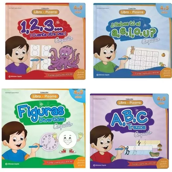 Libro pizarra 4/5 años