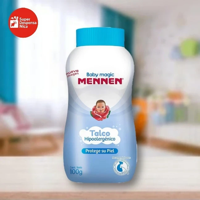 Talco Corporal Mennen Azul 100g