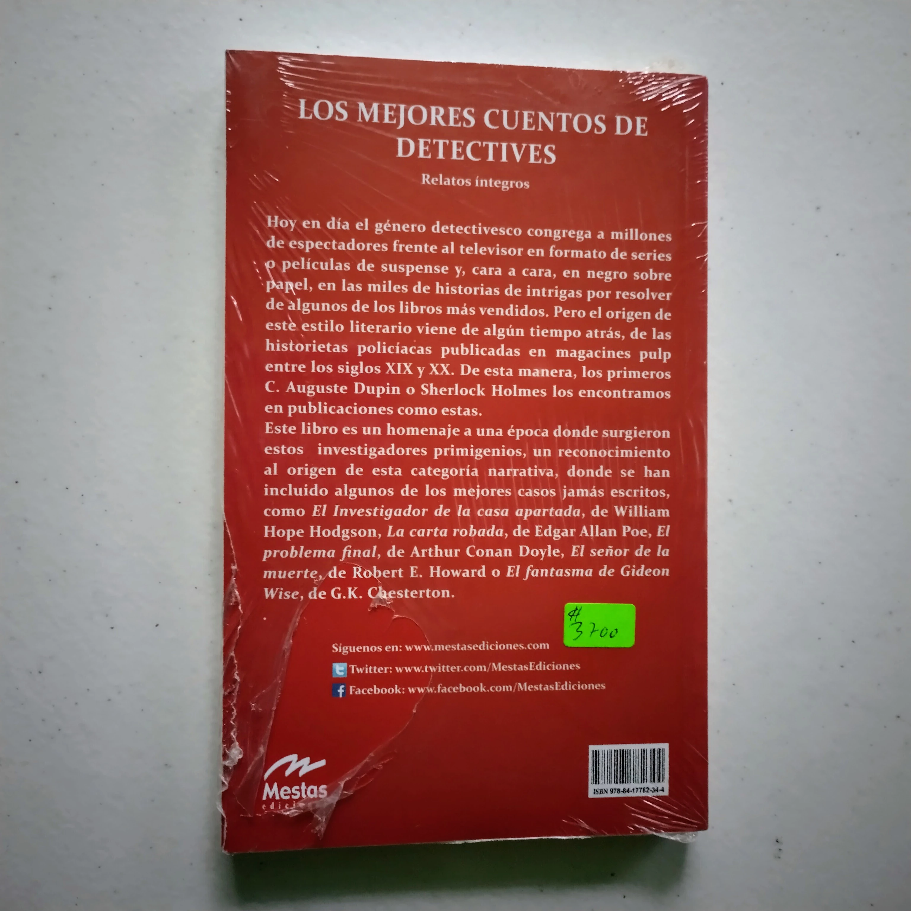 Los mejores cuentos de detectives, nuevo 2