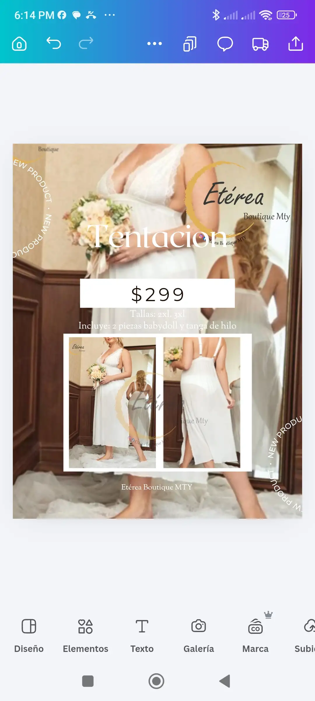 Set blanco novia 