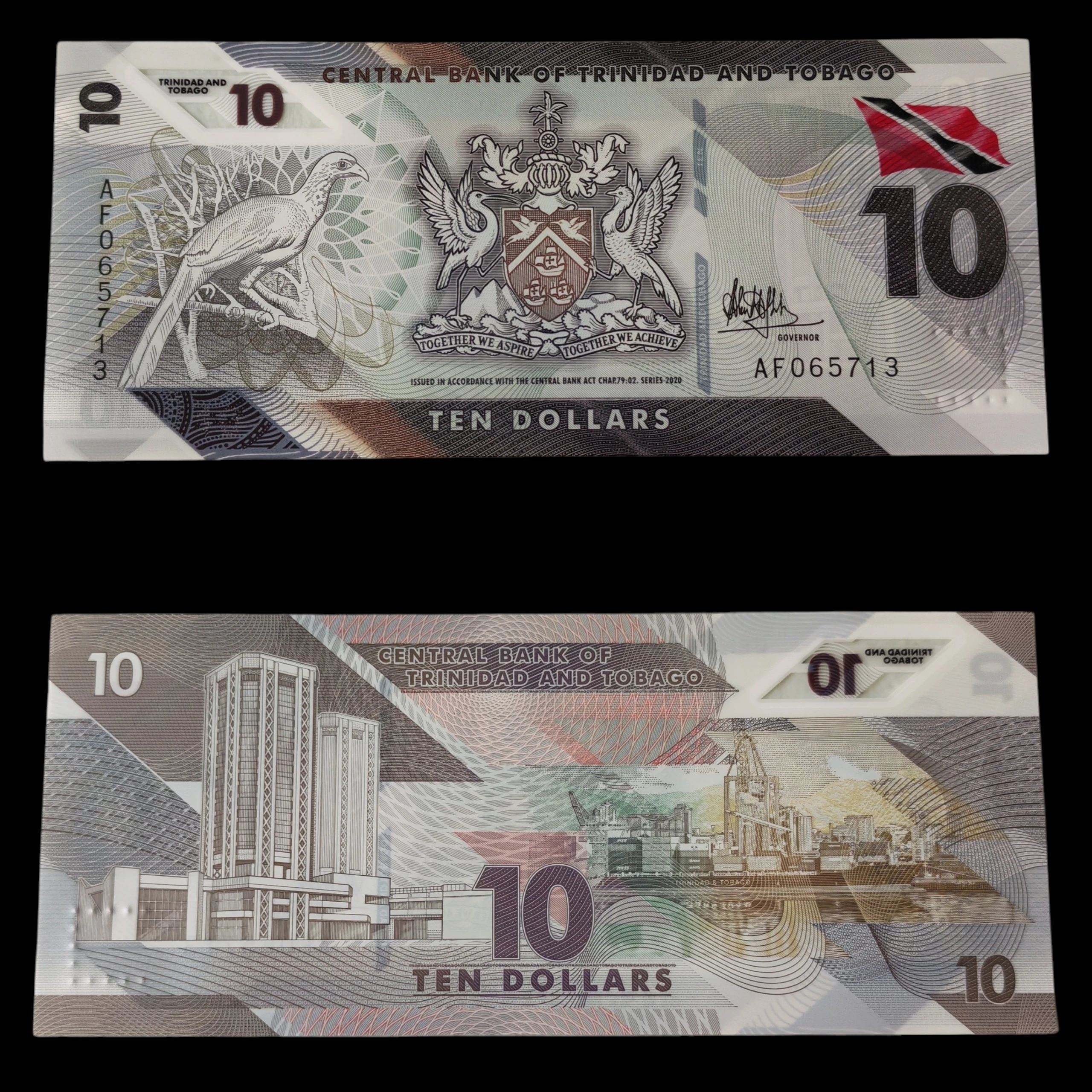 ° Trinidad y Tobago 10 dolares UNC