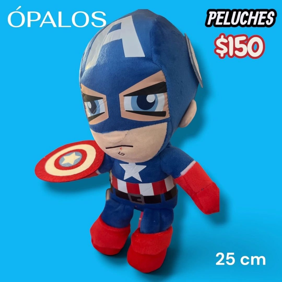 Peluche, capitán América