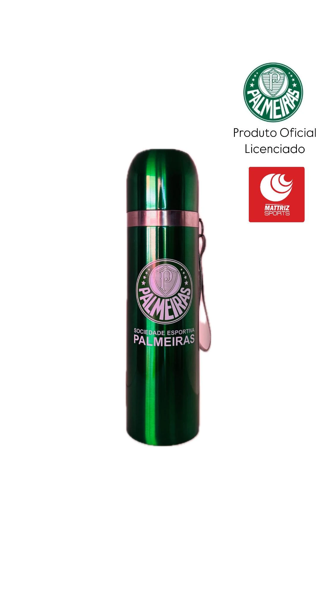 GARRAFA PALMEIRAS TERMICA 500ML HB501-3