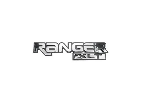 Letrero Ranger XLT " Lat . Pick - Up" (Cromado ) / 536