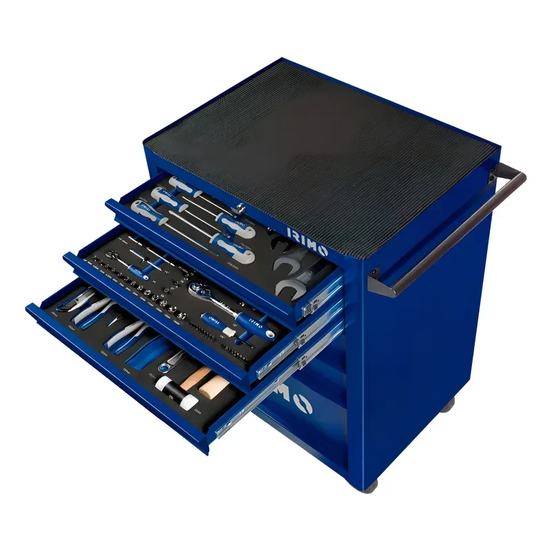 Carro Porta Herramientas Gabinete 206 Piezas 6 Cajones Irimo 3