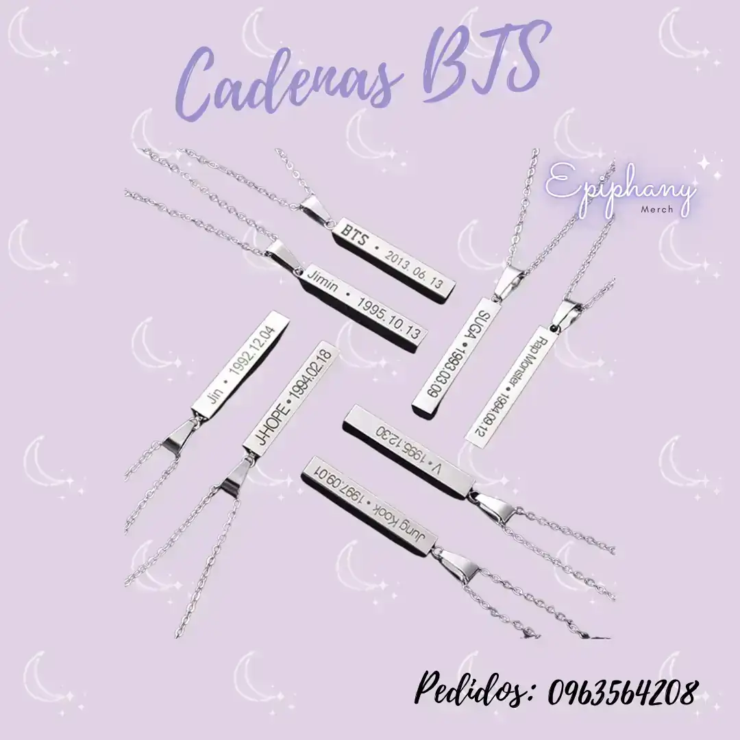 Cadenas BTS - Integrantes 3