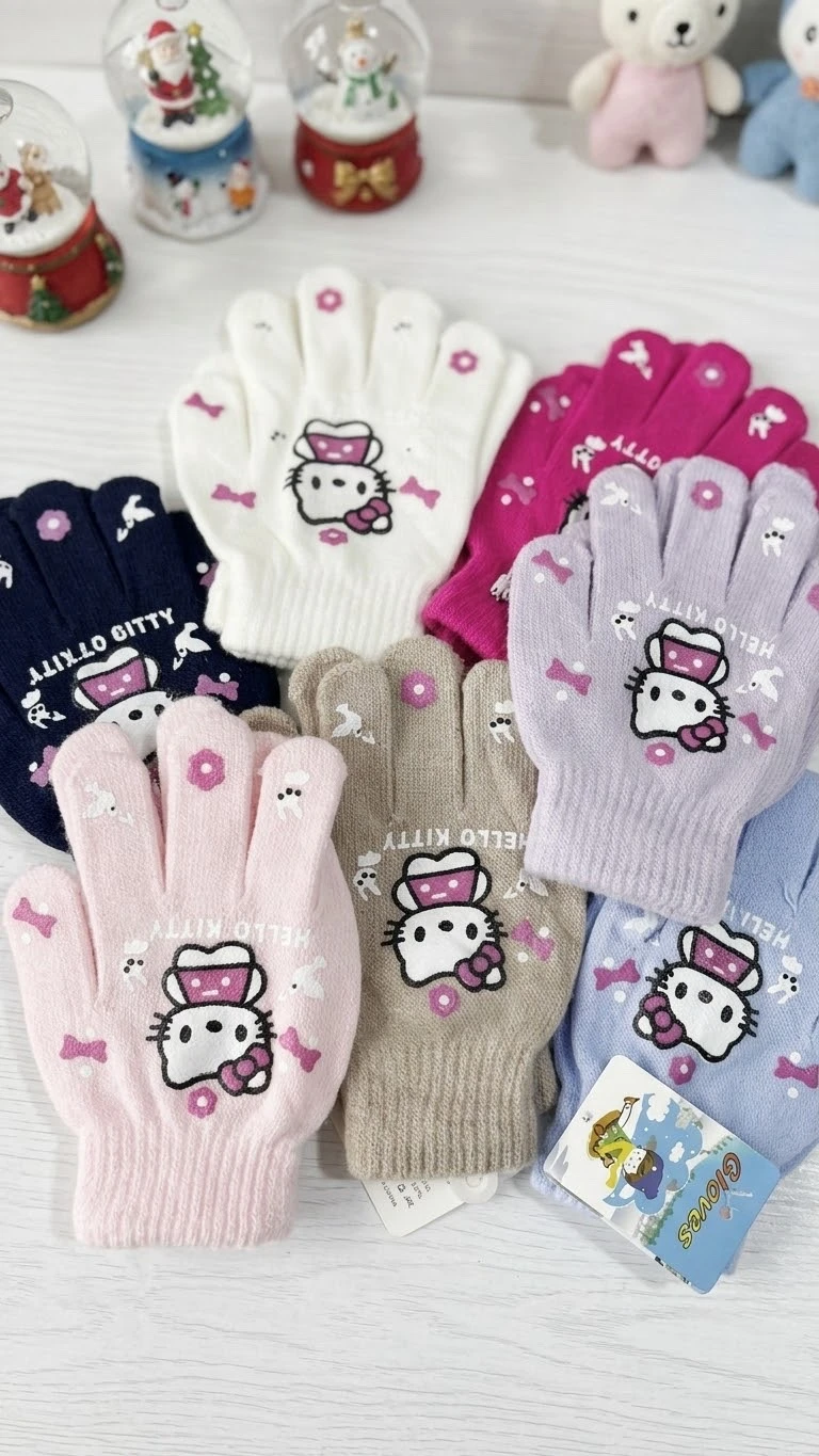 DOCENA DE GUANTES INFANTILES 