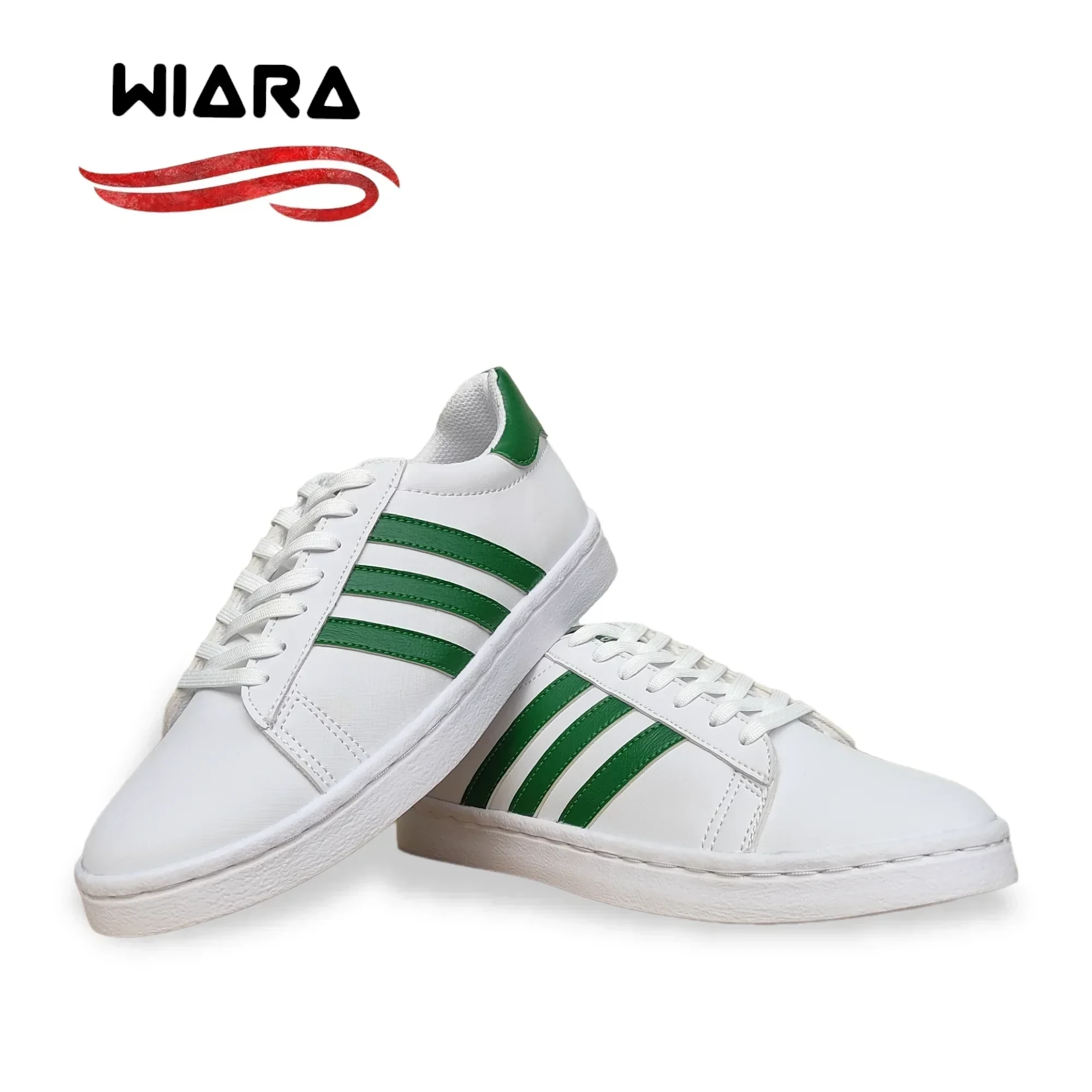 Adidas Unisex Blanco con Verde 3