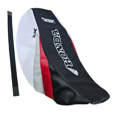 TP XR 150 L / TP XR 190 L / Forro Tapizado Cold Line Negro rojo gris cola blanca letrero en medio DW