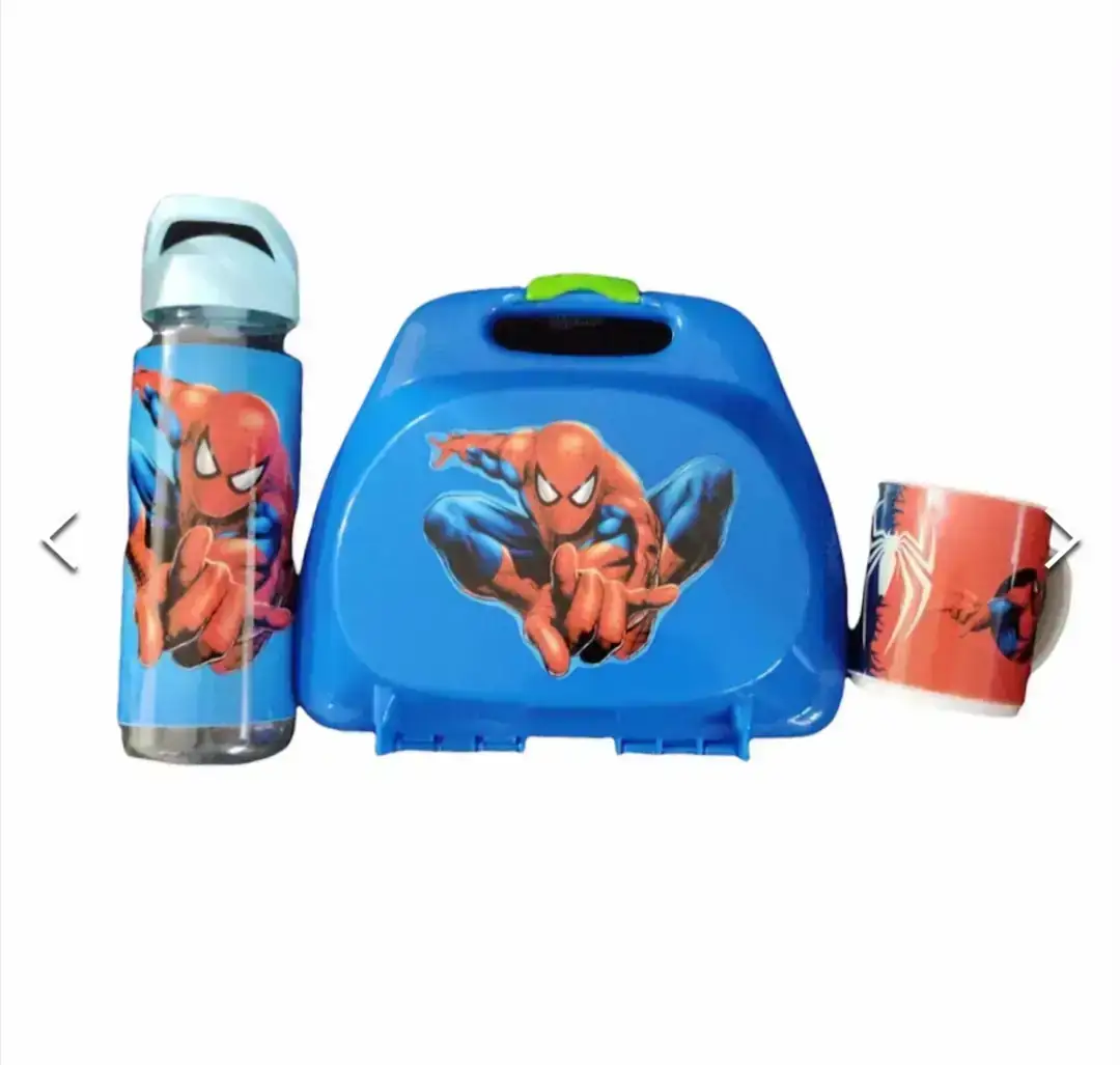 Set full Lunchera  Lunchera + Taza + Botella pico 750cc 3