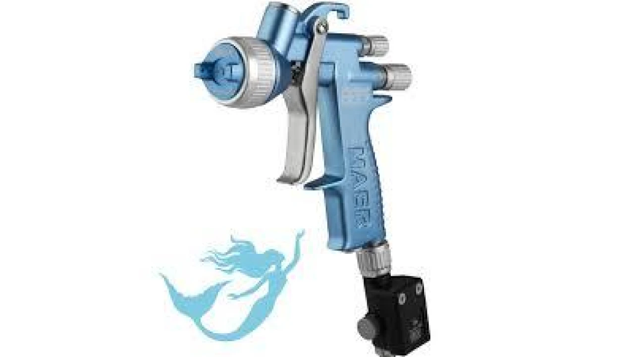 Pistola de pintura maer 807 aplicación base agua y solvente