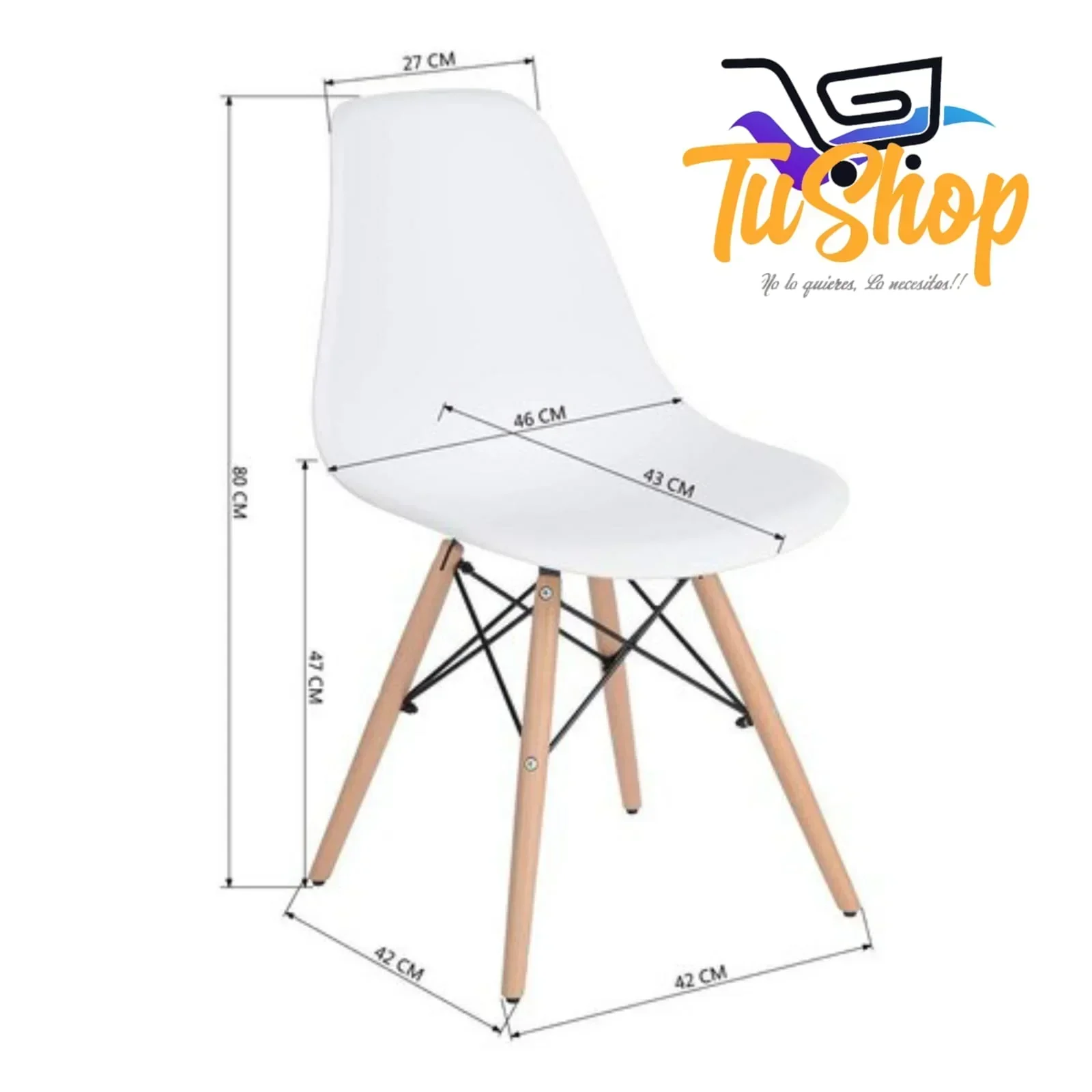 Juego Comedor 4 Puestos Tipo Nordico  8