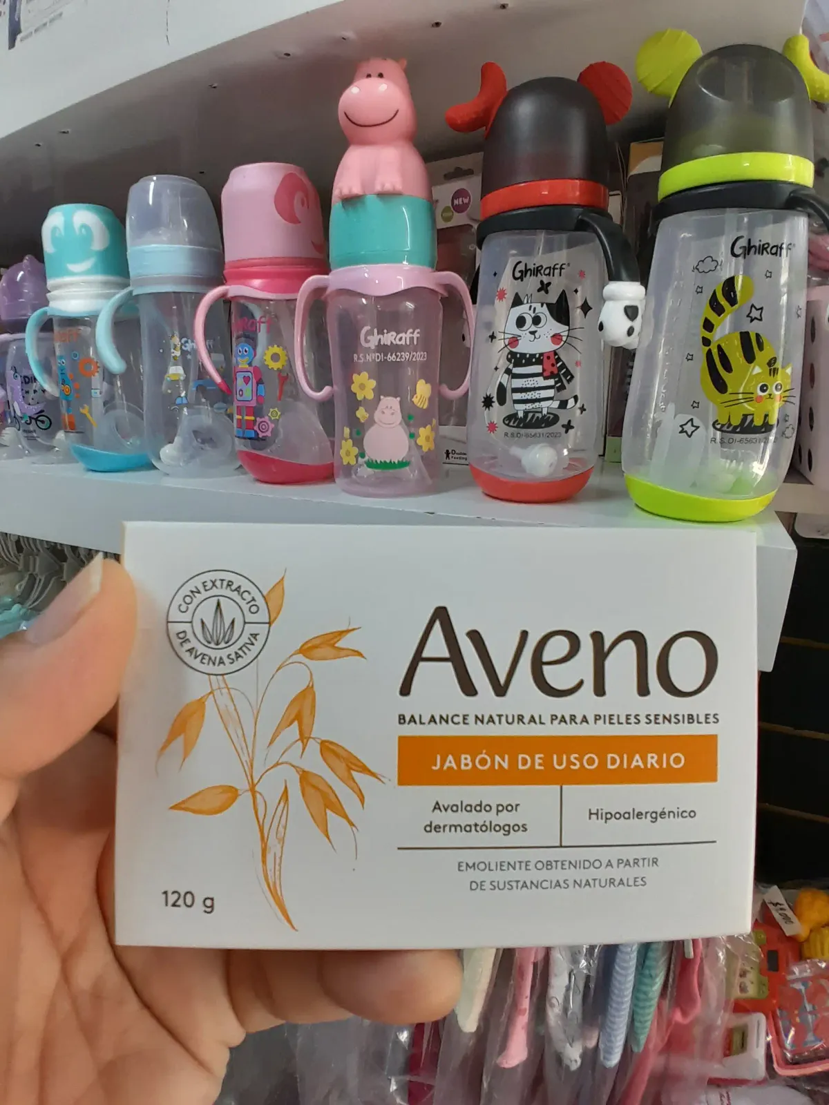 Jabón Hipoalergenico Aveno de uso diario