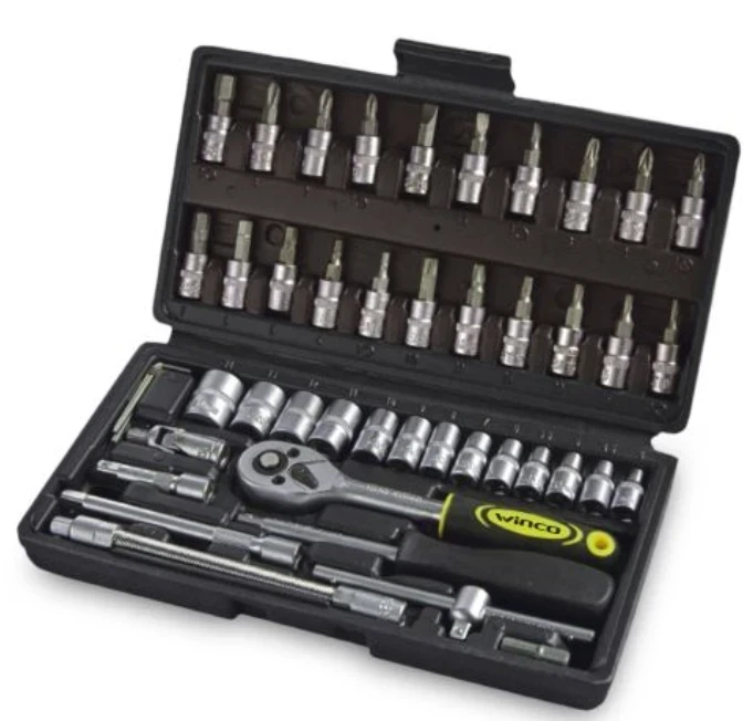 SET DE LLAVES TUBO 46 PIEZAS WINCO 