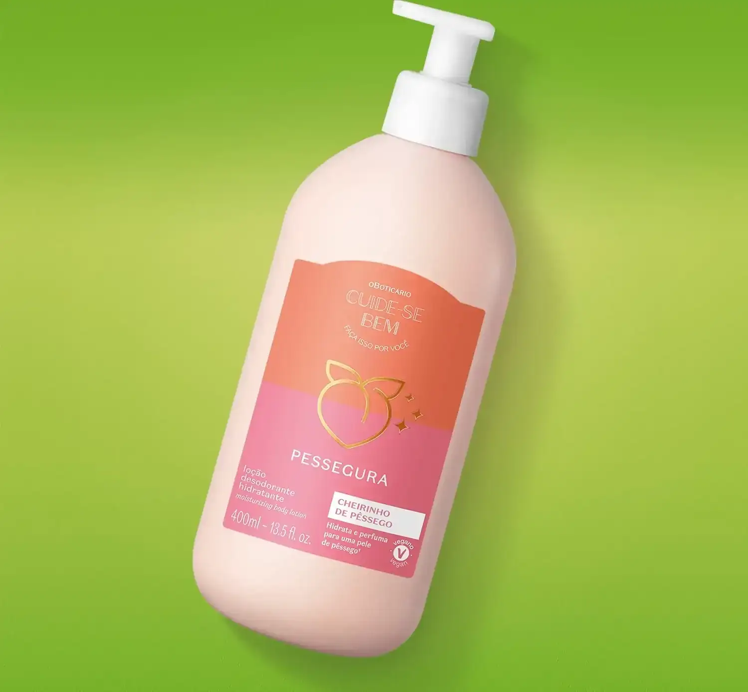 Cuide-se Bem Pessegura Loción Hidratante Corporal, 400ml 3