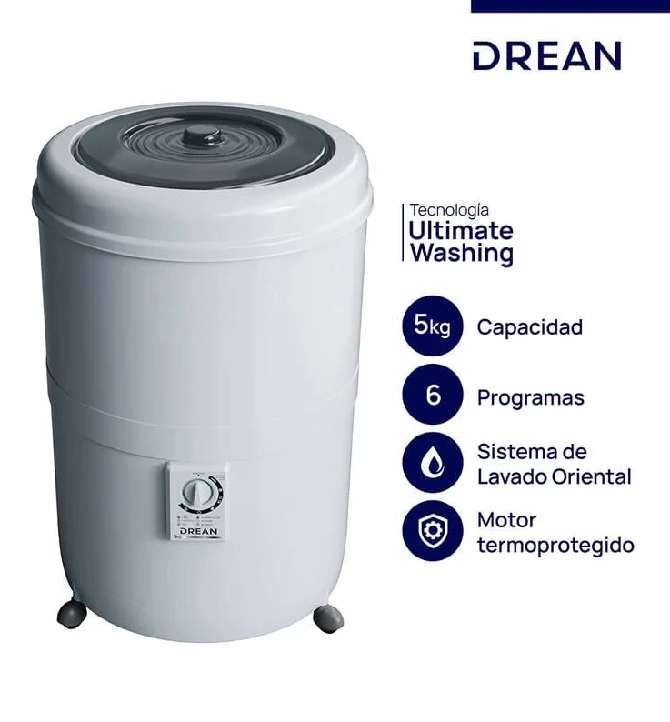 Lavarropas DREAN  carga superior 5kg sin bomba de desagote