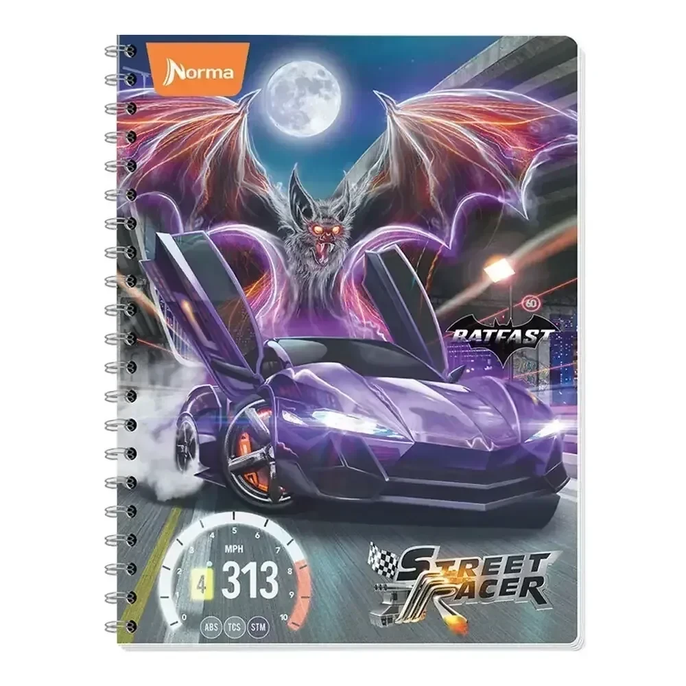 Cuaderno street racer c5 profesional norma 100 espiral -doble 4