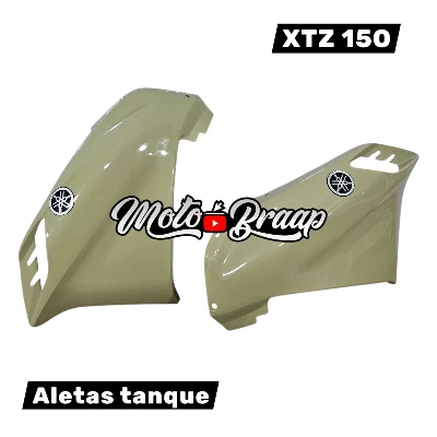 PL Xtz 150 Aletas tanque color Arena (par) SPD TAT-107