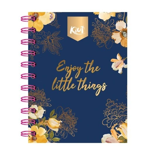 Libreta mini Francesa kiut doble espiral 