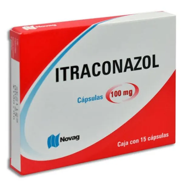 Itraconazol/100mg/15 capsulas