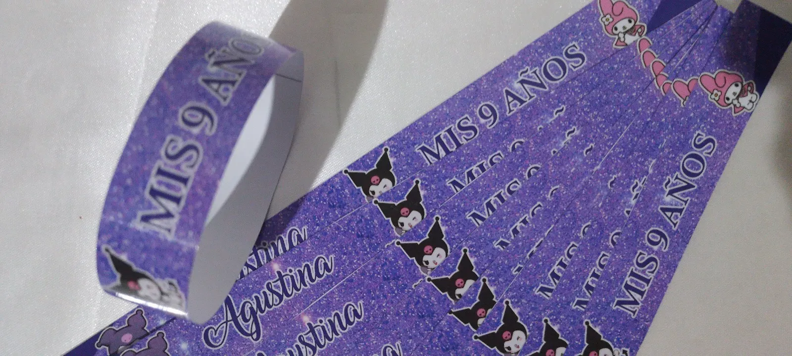 Pulseras de papel pack por 20 unidades  2
