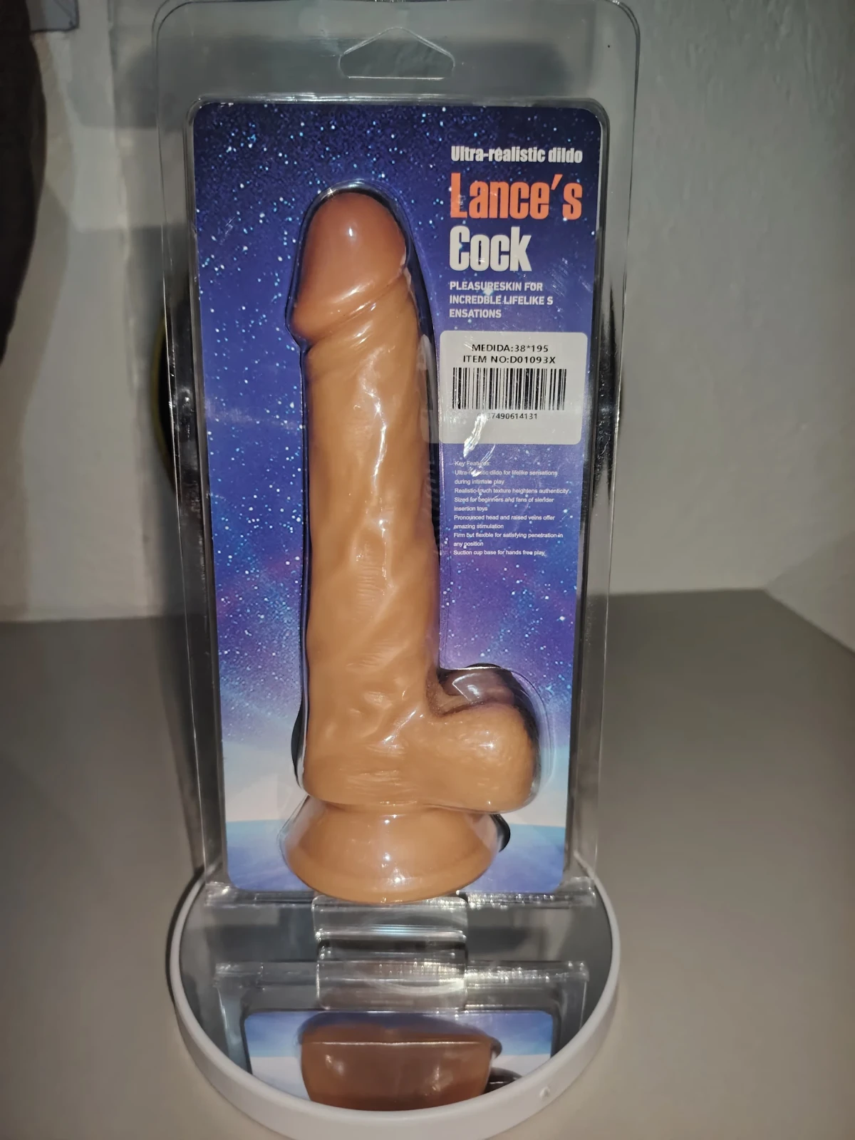 Dildo Lance's Cock  19cm 2