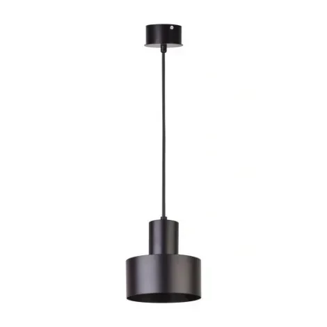 LAMPARA COLGANTE NORTON NEGRA1L E27