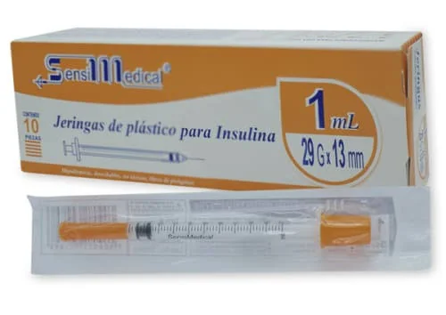 Jeringa de insulina (caja)