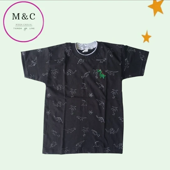 Playera Dino Talla 8 4