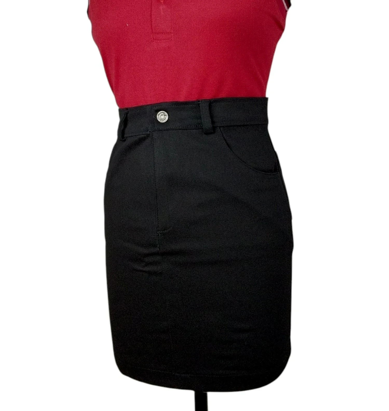 Falda negra jean L