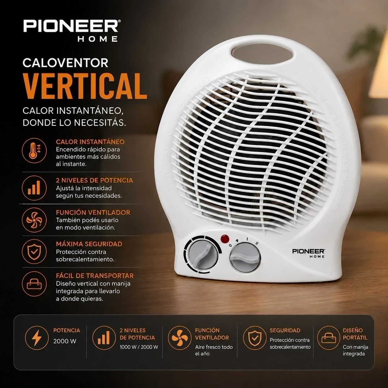 Caloventor Pioneer PIO203 
