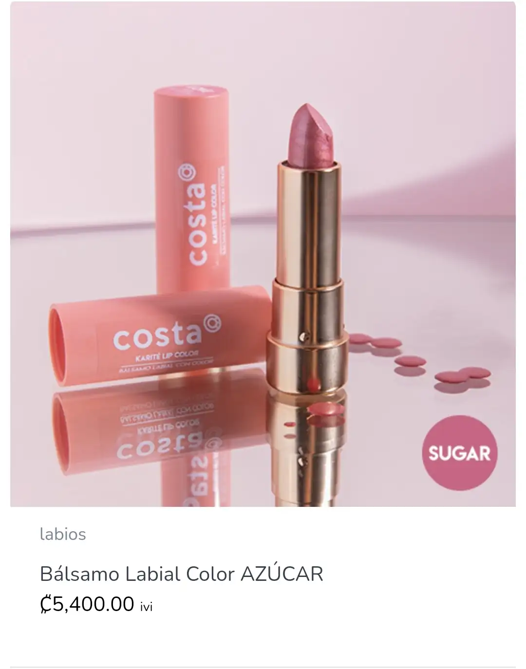 Bálsamo labial Sugar 