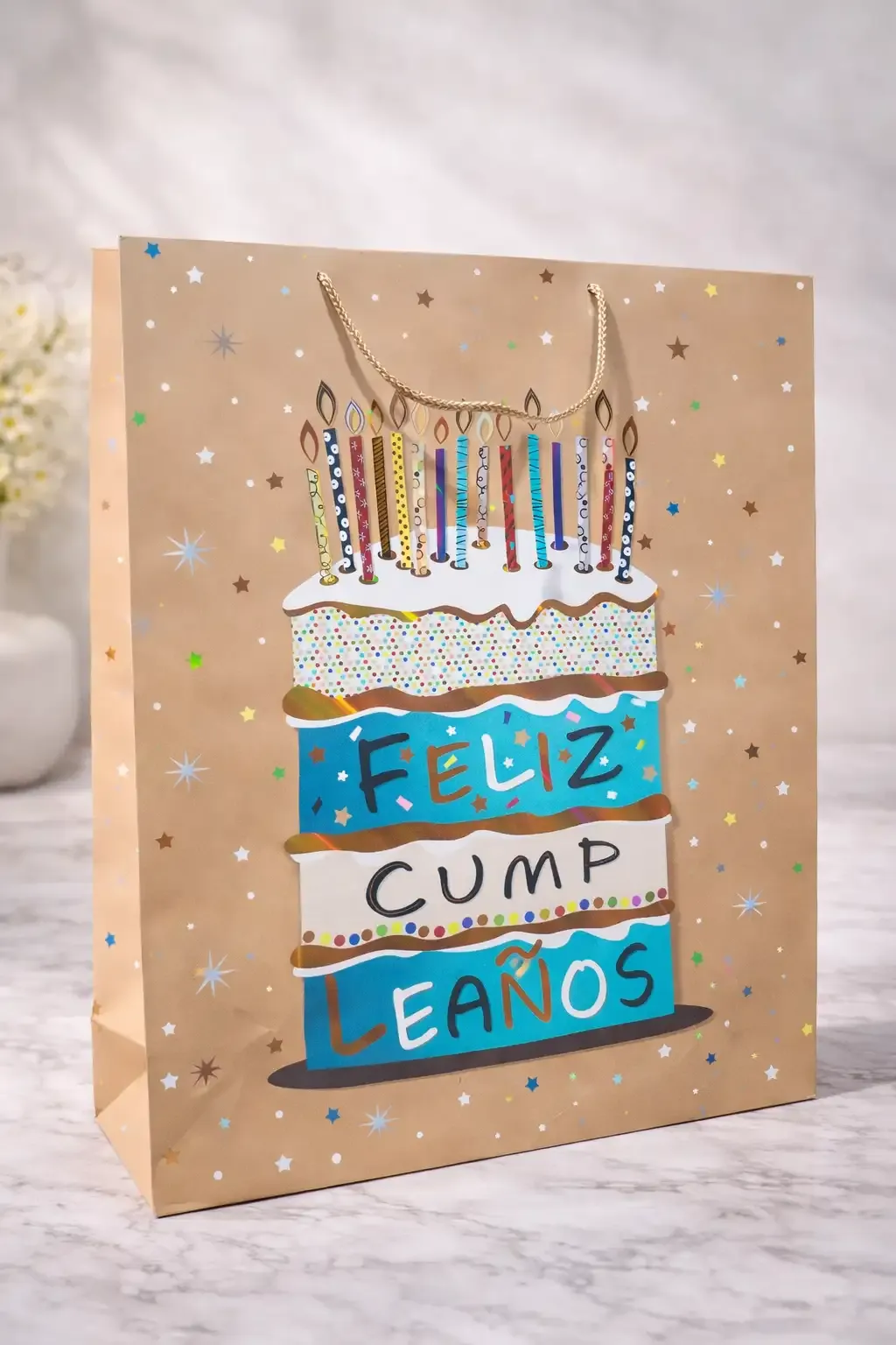 Bolsa de regalo cartón 